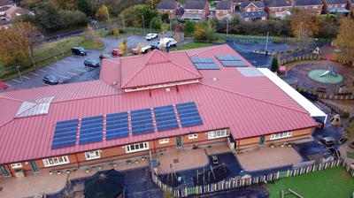 Solar panel installation at Ellenbrook Primary School