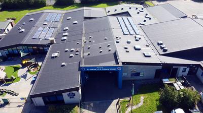 Solar PV install at St Andrews Primary School